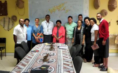 Visiting the Institute of Fijian Language & Culture, Ministry of iTaukei Affairs, photo by Molly Rangiwai McHale